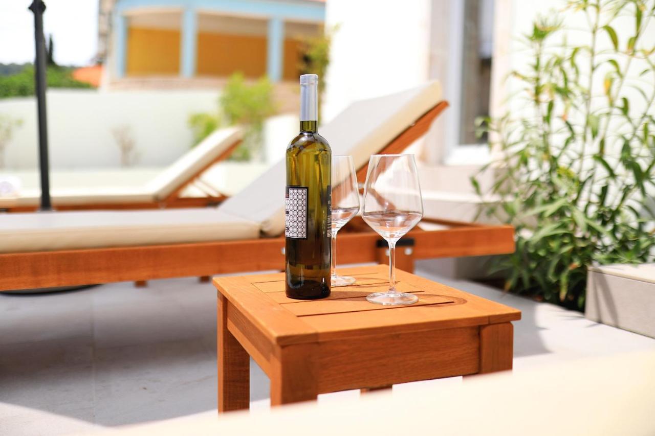 Villa Mira With A Heated Pool And A Sea View Bozava Exterior photo